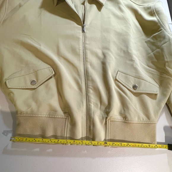 WEWOREWHAT | Twill Bomber Jacket, Women’s, Color Tan, Size XS, NWOT - Picture 11 of 12